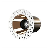 Spot LED encastré en aluminium IP20 pour intérieur, lumière de plafond encastrée 12W AC220V (±10%) moderne anti-éblouissement COB, spots LED pour salon
