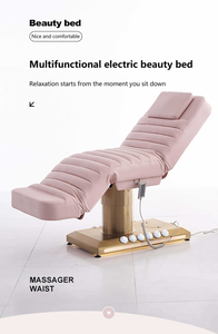 Cama de Masaje Eléctrica de Lujo Moderna para Todo el Cuerpo, para Extensiones de Pestañas, Tratamientos Faciales y Depilación - Product Image 5