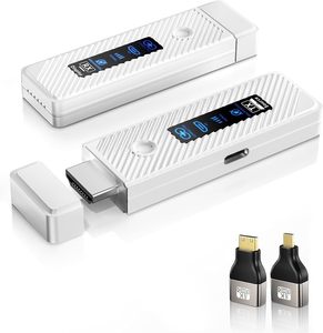 Bộ phát và thu HDMI không dây 196FT/1080P 60Hz Plug&Play5G+2.4G để truyền <span class=keywords><strong>video</strong></span> và âm thanh tới màn hình từ PC/Máy chiếu/TV <span class=keywords><strong>Box</strong></span> - Product Image 1