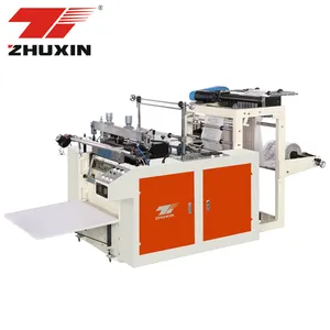 Automatic Polythene Bopp T Shirt Garbage Shopping Bag Making Machine Plastic Film Bag Forming Machine Dou