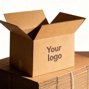 Factory Direct Customizable Corrugated Shipping <b>Box</b> Sturdy Eco-friendly Ideal for E-commerce & <b>Moving</b> Packaging - Product Image 1