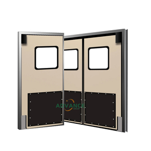 Cucina commerciale antifurto <span class=keywords><strong>a</strong></span> doppio effetto <span class=keywords><strong>porta</strong></span> <span class=keywords><strong>a</strong></span> battente bidirezionale in acciaio libero composito di legno per officine di ristoranti - Product Image 5