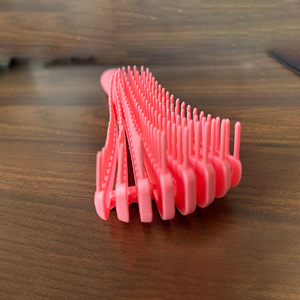 A802 Peine de aire con cojín de aire de doble propósito (uso en seco/húmedo) para rizar el cabello, con diseño hueco para alimentación de raíces y masaje de ocho dedos - Product Image 2
