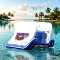 Bateau à moteur gonflable Moteur électrique Canot de pêche gonflable Bateau gonflable PVC Matériel 100-500kg Capacité pour SeaSightseeing