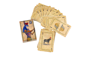 Nhà Máy Tùy Chỉnh Kích Thước Tiêu Chuẩn Màu Đen Và Trắng Màu Xanh Lõi Giấy Chơi Thẻ Arabic Kim Tự Tháp Chơi Thẻ Với Hộp OEM Logo - Product Image 3