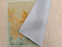 Machine tufté tapis fleur conception feuilles haute coupe basse boucle pile usage domestique tapis en polypropylène enfants chambre tapis de cuisine