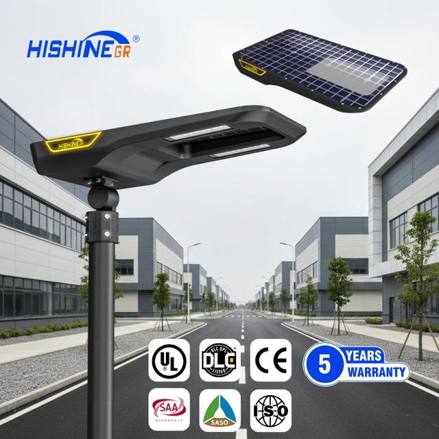 Hishine IP65 AC/DC 6V LED Solar Lights Waterproof Outdoor Remote Control Wall-Mounted Spotlight Aluminum Alloy Road Use 5-Year