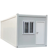 Unité de stockage mobile portable Maison préfabriquée en conteneur plat facile à construire pour bureau Matériau en acier à vendre
