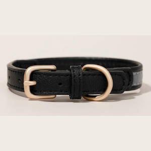 Collar para Mascotas de Lujo, Premium, Clásico, Impermeable, con Hebilla Ajustable, Material de Cuero Suave, Diseño Elegante en Rosa para Perros y Gatos - Product Image 1