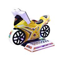 Jeu d'arcade de course de motos pour enfants, simulateur de conduite de moto à monnayeur, manège pour enfants