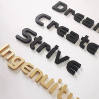 Lettres en acier inoxydable 3D OEM DakeSign, logo d'entreprise, décoration de bâtiments, hôpitaux, voitures, couleur personnalisable, panneau IP65