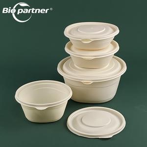 AB6 grand bol à thé jetable pour dessert, soupe, salade de riz, smoothie à emporter, <span class=keywords><strong>avec</strong></span> couvercle - Product Image 4