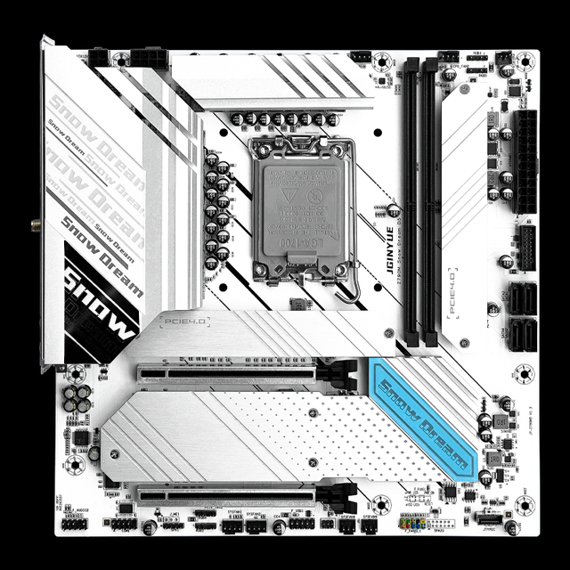 JGINYUE Z790M DDR5 Motherboard Supports 12th/13th/14th Intel LGA1700 Desktop CPU Double Memory Channel SATA Hard Drive Used