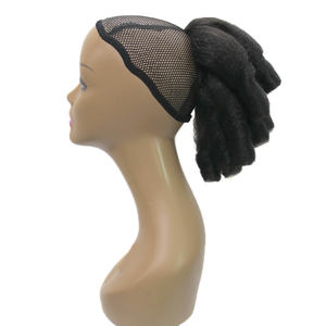 Nouveautés Volume Bouffant Manchette Crépus Frisés Ombrés Élastiques à Cordon Courtes Tresses Ponytails pour Enfants Pièce de Cheveux - Product Image 1