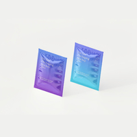 Sachets personnalisés en Mylar à trois soudures latérales, scellables à chaud, anti-odeur, pour cosmétiques, masques brillants et sachets de shampoing