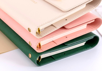 Agenda professionnel personnalisé haut de gamme en cuir A5 2024 cahier de bureau hebdomadaire avec reliure à feuilles mobiles