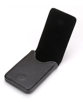 Tempat Kartu Nama Kulit Magnetik Logo Kustom Dompet Kartu Kulit PU Portabel Kantor Perusahaan