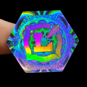 Benutzer definierter Druck Manipulation sicheres 3D-Wärme-Thermopapier PVC-Karte Holo graphische Etiketten aufkleber Hologramm rollen - Product Image 2