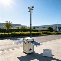 Tours de surveillance solaires de haute performance avec caméras de sécurité pour la surveillance extérieure