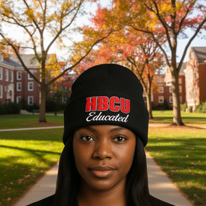 Gorro de Punto Acrílico Personalizado con el Logotipo de tu Universidad HBCU, Unisex, Ajustable, para Invierno, Casual, para Exteriores - Product Image 2