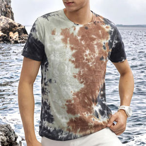 Camiseta Deportiva Unisex Extra Grande de Algodón/Bambú 300g Ecológica con Diseño Liso Teñido con Hilo - Product Image 3