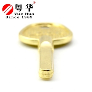 OEM ODM precio barato de Casa clave en blanco Chapado en níquel latón Color oro clave en blanco para cerrajero - Product Image 4