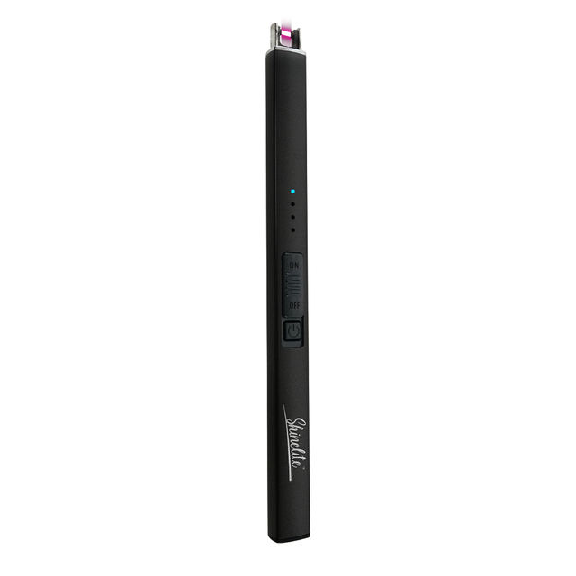 USB Rechargeable Arc Lighter Pen Windproof Flameless Plasma Igniter with LED Indicator Type C Electric Lighter
