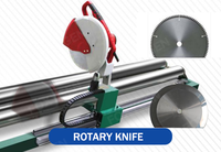 Meilleure vente découpeuse de rouleau semi-automatique découpeuse de rouleau de tissu pour bâche papier vinyle tissu