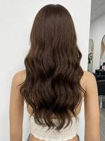 Topper capillaire en cheveux naturels à clipser, avec base en dentelle et peau fine, pour femmes, pour la couverture de la perte de cheveux