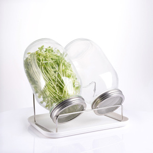 Kit <span class=keywords><strong>de</strong></span> Germinación <span class=keywords><strong>de</strong></span> Semillas al por Mayor, <span class=keywords><strong>Frasco</strong></span> <span class=keywords><strong>de</strong></span> <span class=keywords><strong>Vidrio</strong></span> <span class=keywords><strong>de</strong></span> Grado Alimenticio <span class=keywords><strong>de</strong></span> 50 oz Libre <span class=keywords><strong>de</strong></span> BPA con Tapa <span class=keywords><strong>de</strong></span> Acero Inoxidable - Product Image 4