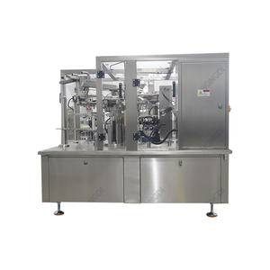 Machine d'emballage de granulés alimentaires à 8 stations pour les chips de pommes de terre, les bonbons et les fèves de chocolat - Product Image 1