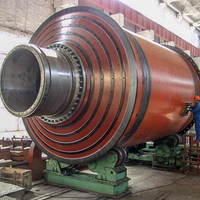 Broyeur à boulets contrôlé par PLC, fabriqué en Chine par Hongke Henan, 2400x3000, moteur AC, boîte de vitesses, capacité 15-65t/h, garantie 1 an |