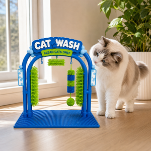 Produits de bain irrésistibles pour chats, accessoires de douche pour animaux de compagnie, nettoyage doux et sûr, accessoires de toilettage pour chatons et chats adultes - Product Image 1