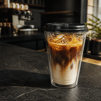 Gobelets en plastique carrés avec logo personnalisé, vente en gros, jetables, avec couvercles