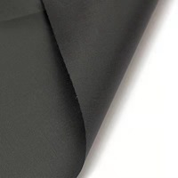 Tissu Oxford en soie noire revêtu d'argent 210D 420D Polyester imperméable à l'eau couleur à décoloration rapide caractéristique Anti-pilule pour couverture de voiture à usage domestique