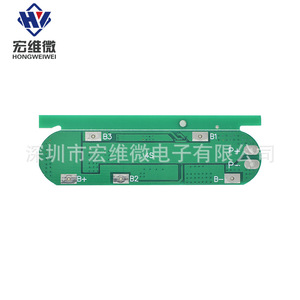 Placa de Protección de Batería Li-Po Hongwei Micro de 4 Celdas 18650, 14.8V 12A, Protección Contra Sobrecarga y Descarga Excesiva - Product Image 2