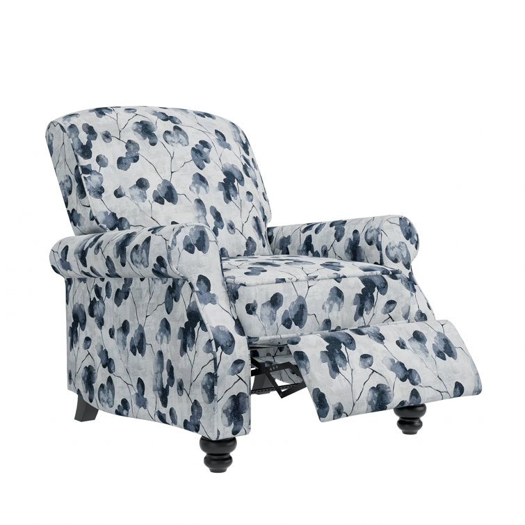 Poliéster floral negro