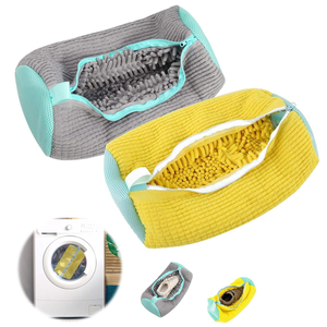 Sac de lavage de chaussures à fermeture éclair pour adultes et enfants, organisateur de voyage réutilisable pour le rangement dans le placard, idéal pour les baskets - Vente chaude - Product Image 4
