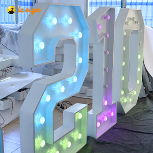 หลอดไฟ LED สำหรับตกแต่งงานแต่งงานตัวอักษร <span class=keywords><strong>MR</strong></span> and MRS 4ft Marquee - Product Image 4