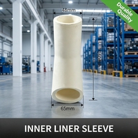 Manchon conique en polymère résistant à l'usure 48 mm pour machine de sablage – Pièce de rechange intérieure facile à installer et durable