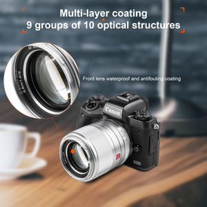 VILTROX 56มม.F1.4 EF-M ขนาดใหญ่โฟกัส APS-C เลนส์สำหรับ <span class=keywords><strong>Canon</strong></span> เลนส์ M-Mount เลนส์กล้อง M100 <span class=keywords><strong>M200</strong></span> - Product Image 5