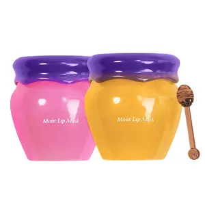 2024 Newest Lip Balm Honey Sakura 2 Pcs Lip Care Set Color Changing Lipstick Natural Moisturizing Organic Vegan Fruit Lip Care