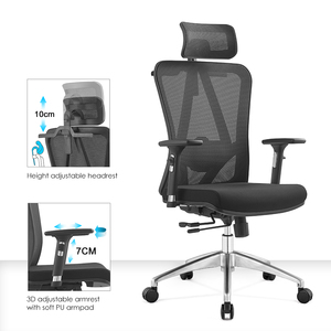Sedia da Ufficio Direzionale Moderna Ergonomica con Schienale Alto, Sedia in Rete per Ufficio, Arredamento per Ufficio, Sillas De Oficina - Product Image 6