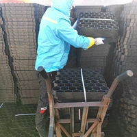Grilles en béton HDPE perméables pour allées et parkings