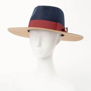 Chapeau Fedora Unisexe Tendance 2025 en Feutre 100% Laine, Bicolore, à Large Bord et Couronne Goutte d'Eau, Idéal pour Fêtes, Jazz et Scènes en Extérieur - Product Image 6