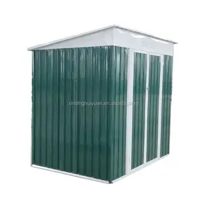 Huiding Custom giardino esterno Pent Storage 6x4 in metallo capannone di colore verde con telaio