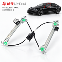 Support de Lève-Vitre Haute Rigidité LinTech Premium 6006551-00-L pour Tesla Model S – Pièce de Remplacement pour Support de Vitre