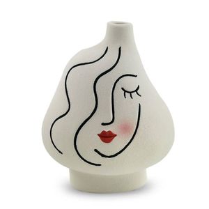 <span class=keywords><strong>Vase</strong></span> d'art nordique personnalisé en usine décoration en céramique créative <span class=keywords><strong>vase</strong></span> de visage moderne <span class=keywords><strong>vase</strong></span> de table en céramique de <span class=keywords><strong>porcelaine</strong></span> moderne - Product Image 5