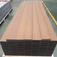 Plancher en bois composite creux co-extrudé WPC, imperméable, anti-UV, pour usage extérieur