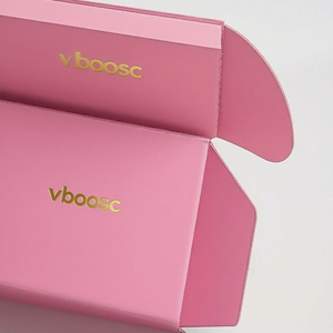 Tùy chỉnh gấp hộp sóng bưu phẩm giấy kraft bao bì hộp thể hiện vận chuyển cho may mặc sản phẩm quần áo hộp giao hàng - Product Image 2